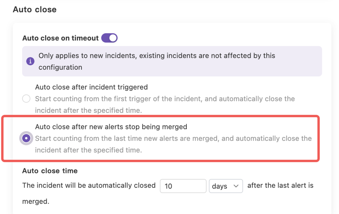 Timeout Closure